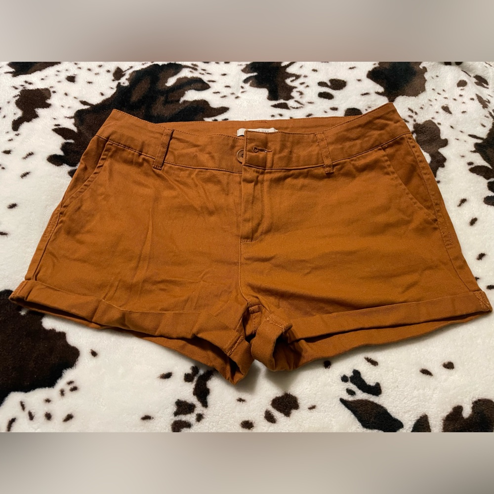 Active USA High Waist Tan Shorts